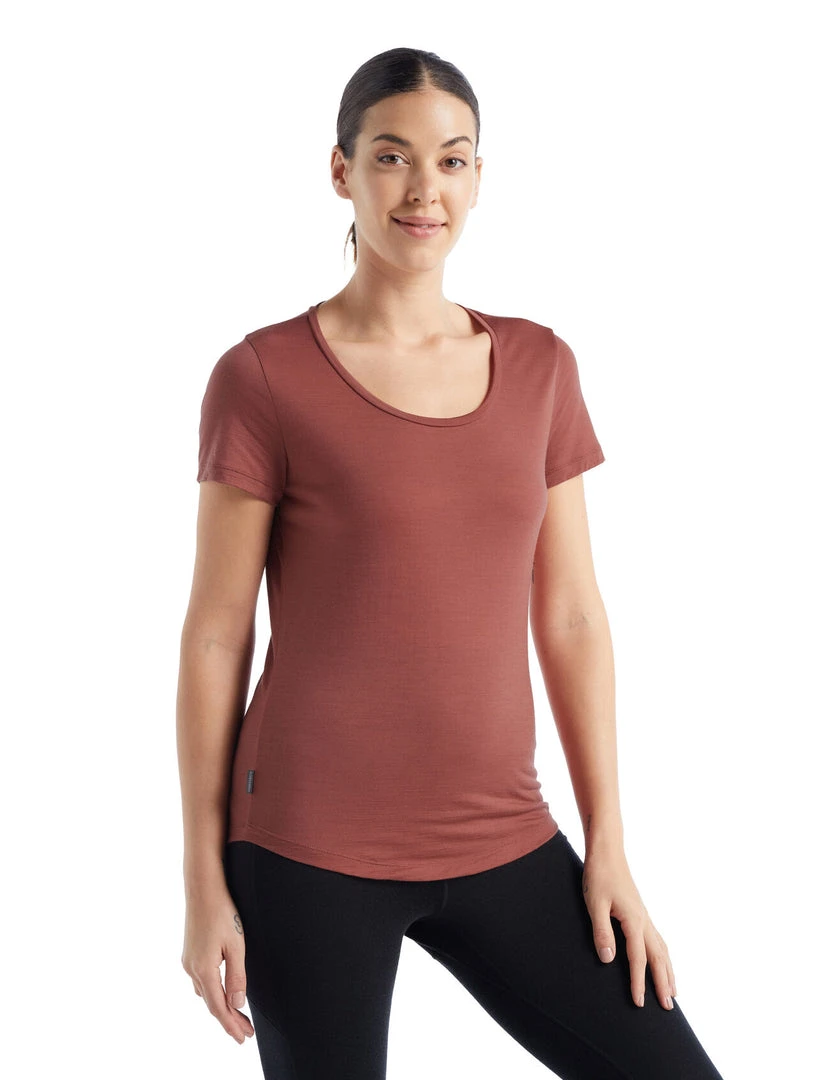 Vamosoutdoors W's Sphere II SS Scoop Tee- Grape WOMENS