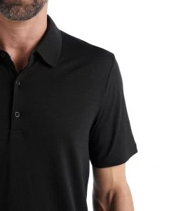 Vamosoutdoors M's Tech Lite II Short Sleeve Polo- Black 6 Vamosoutdoors M's Tech Lite II Short Sleeve Polo- Black