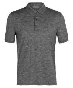 Vamosoutdoors Shirts M's Tech Lite II Short Sleeve Polo- Gritstone Heather