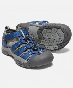 Keen Big Kids' Newport H2 - Blue/Gargoyle