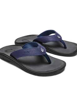 Olukai M's Ohana Sandals - Pacifica / Dark Shadow