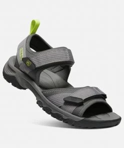 Keen Footwear M's Targhee III Open Toe Sandal - Steel Grey/Eve