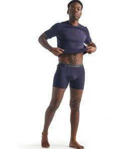 Icebreaker M's Anatomic Boxers- Navy 7 Icebreaker M's Anatomic Boxers- Navy