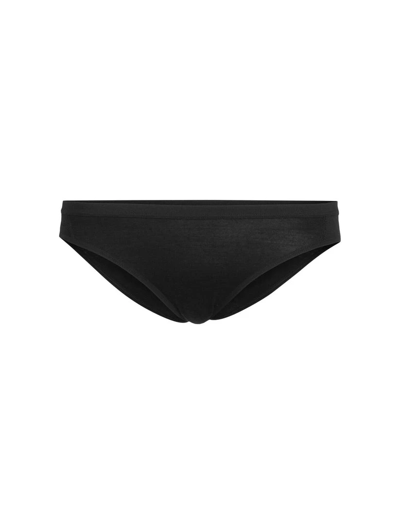 Icebreaker W's Siren Bikini Briefs- Black 1 Icebreaker W's Siren Bikini Briefs- Black