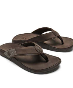 Olukai M's Tuahine Sandals - Dark Wood Footwear