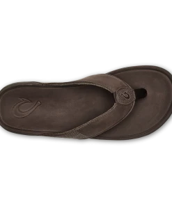 Olukai M's Tuahine Sandals - Dark Wood Footwear