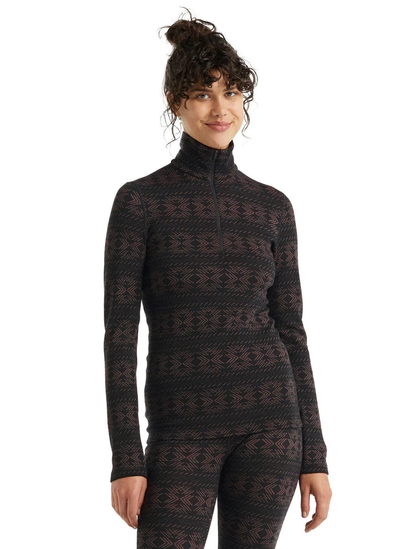 Smartwool W's Merino 250 Vertex LS Half Zip Thermal Top - Black Mink 2 Smartwool W's Merino 250 Vertex LS Half Zip Thermal Top - Black Mink