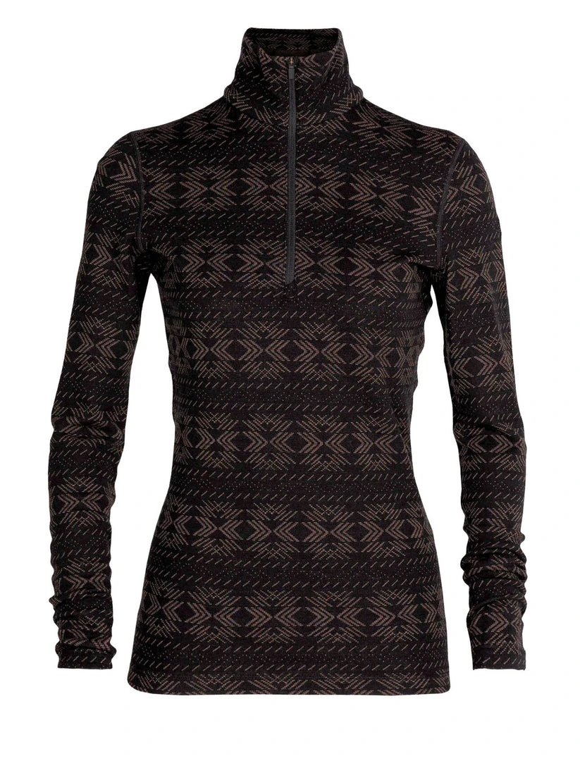 Smartwool W's Merino 250 Vertex LS Half Zip Thermal Top - Black Mink 1 Smartwool W's Merino 250 Vertex LS Half Zip Thermal Top - Black Mink