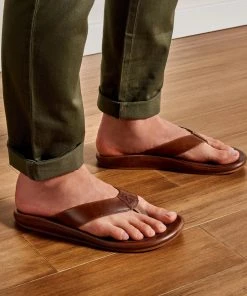 Olukai Footwear M's Ilikai Sandals - Toffee 10 Olukai Footwear M's Ilikai Sandals - Toffee