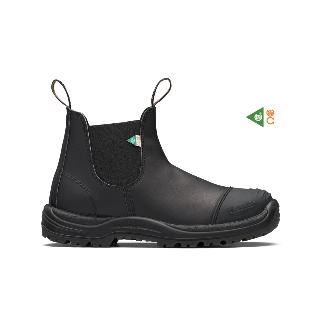 Blundstone Work & Safety 168 - Black Rubber Toe Cap Footwear 1 Blundstone Work & Safety 168 - Black Rubber Toe Cap Footwear