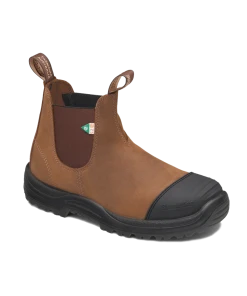 Blundstone Work & Safety 169 - Crazy Horse Brown Rubber Toe