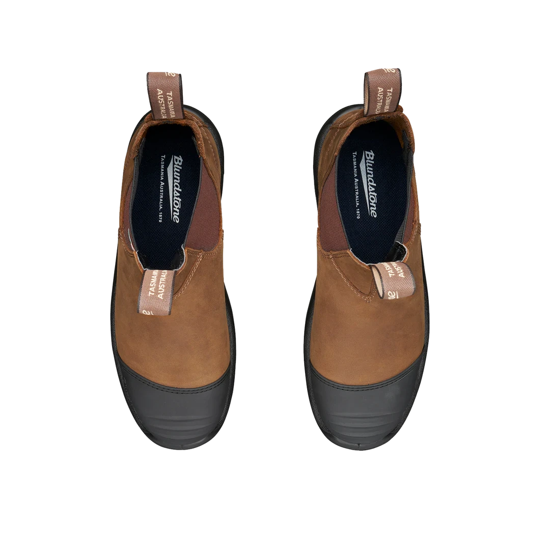 Blundstone Work & Safety 169 - Crazy Horse Brown Rubber Toe