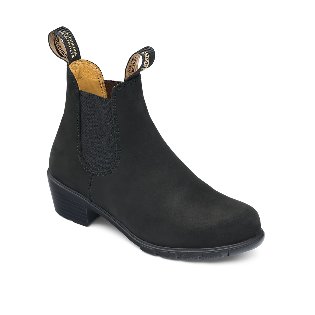 Blundstone Women's Series Heel 1960 - Black Nubuck