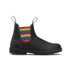 Blundstone Original 2105 - Black With Rainbow Elastic & Contrast Stitching