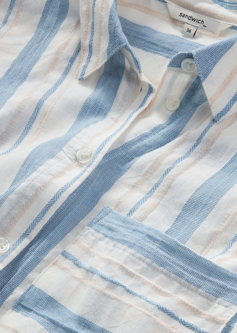 Sandwich Striped Blouse WOMENS 4 Sandwich Striped Blouse WOMENS