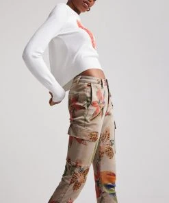 Desigual WOMENS Tropical Ankle Trousers