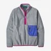 Vamosoutdoors W's Re-Tool 1/4 Zip P/O - Tailored Grey/Float Blue WOMENS