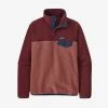 Patagonia W's Lightweight Synchilla® Snap-T® Fleece Pullover - Rose Hip