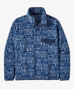 Vamosoutdoors M's Lightweight Synchilla® Snap-T® Fleece Pullover- Stone Blue Sweaters