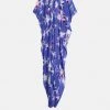 Sandwich WOMENS Flower Print Scarf - Spectrum Blue