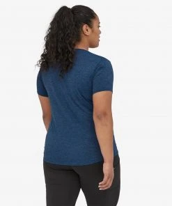 Patagonia WOMENS W's Capilene Cool Shirt - Viking Blue