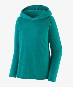 Patagonia W's Cap Cool Hoody - Light Borealis Green WOMENS