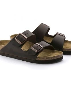 Birkenstock Arizona Oiled Leather Habana - Narrow And Regular 10 Birkenstock Arizona Oiled Leather Habana - Narrow And Regular