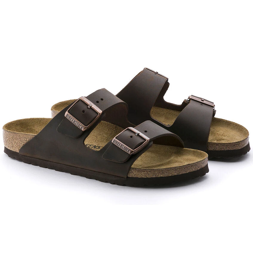 Birkenstock Arizona Oiled Leather Habana - Narrow And Regular 4 Birkenstock Arizona Oiled Leather Habana - Narrow And Regular