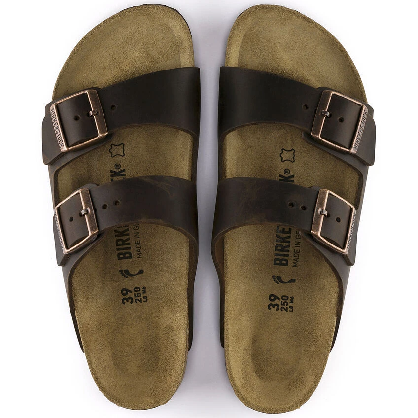 Birkenstock Arizona Oiled Leather Habana - Narrow And Regular 3 Birkenstock Arizona Oiled Leather Habana - Narrow And Regular