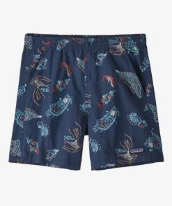 Patagonia W's Baggies Shorts 5 Inch - Clean Currents WOMENS 6 Patagonia W's Baggies Shorts 5 Inch - Clean Currents WOMENS