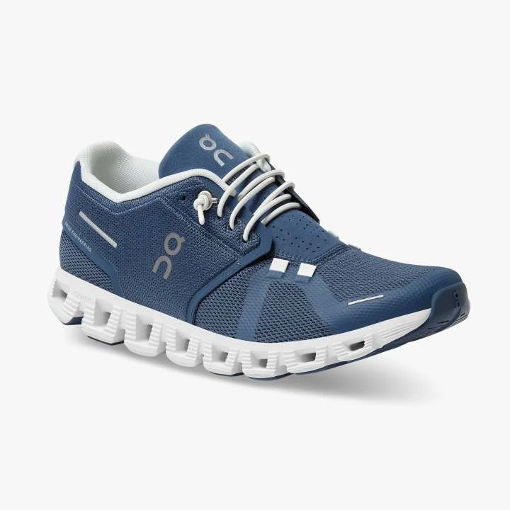 ON Running W's Cloud 5 - Denim/White Footwear 2 ON Running W's Cloud 5 - Denim/White Footwear