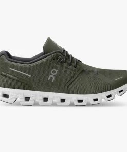 ON Running M's Cloud 5 - Olive/White Footwear