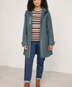 Seasalt Cornwall Coverack Coat - Nickel WOMENS 8 Seasalt Cornwall Coverack Coat - Nickel WOMENS