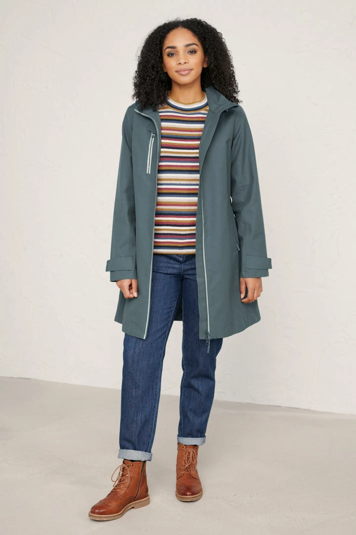 Seasalt Cornwall Coverack Coat - Nickel WOMENS 4 Seasalt Cornwall Coverack Coat - Nickel WOMENS