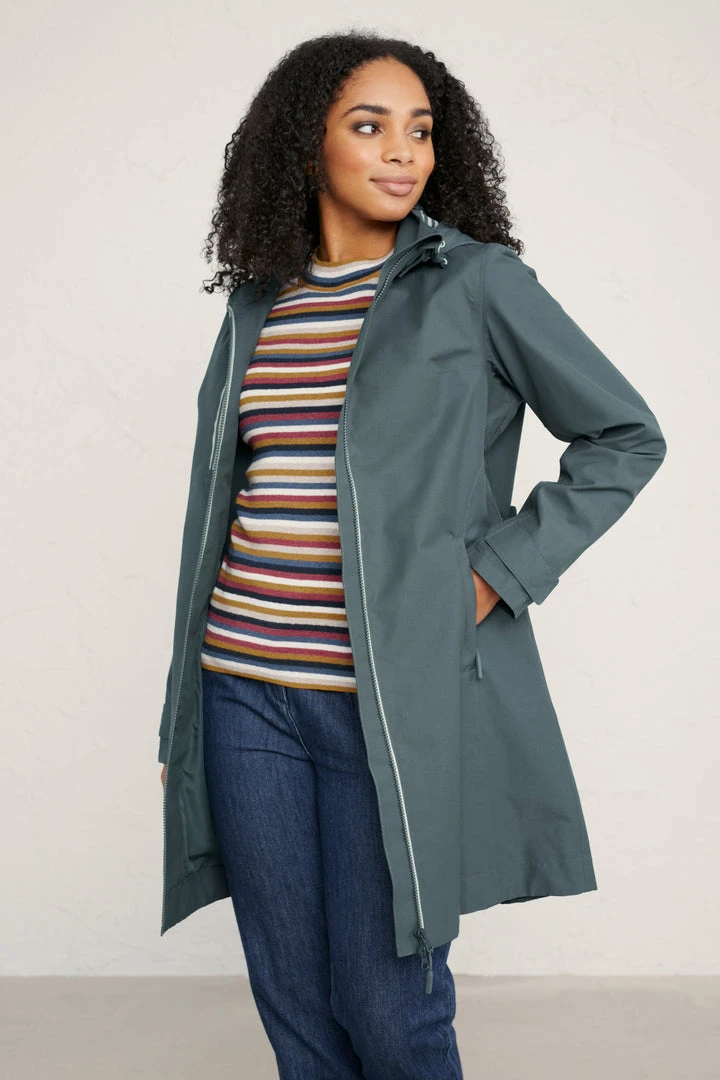 Seasalt Cornwall Coverack Coat - Nickel WOMENS 1 Seasalt Cornwall Coverack Coat - Nickel WOMENS