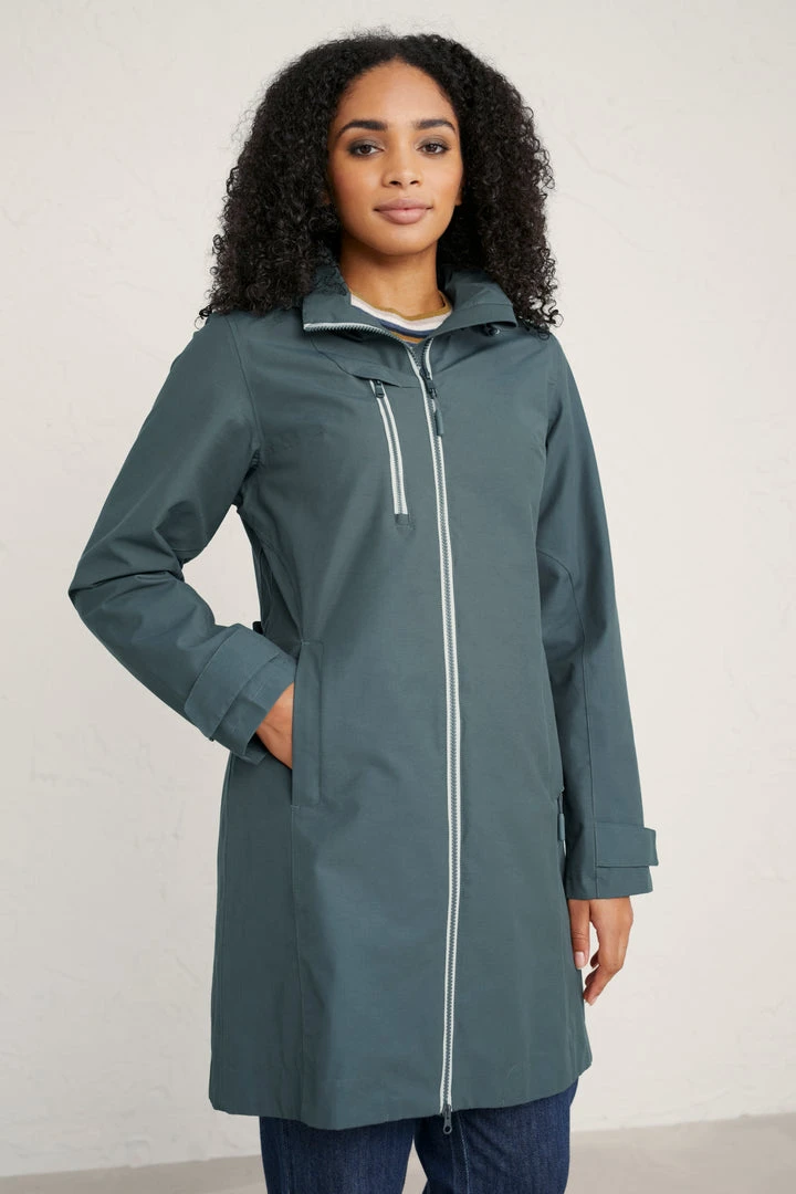Seasalt Cornwall Coverack Coat - Nickel WOMENS 2 Seasalt Cornwall Coverack Coat - Nickel WOMENS