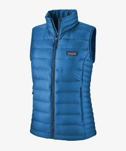 Vamosoutdoors WOMENS W’s Down Sweater Vest - Alpine Blue
