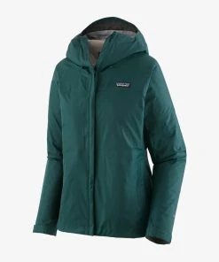 Vamosoutdoors W's Torrentshell 3L Jacket - Dark Borealis Green WOMENS