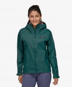 Vamosoutdoors W's Torrentshell 3L Jacket - Dark Borealis Green WOMENS