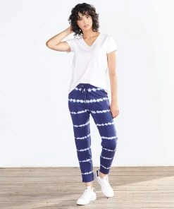 Hatley WOMENS W's Adrien Joggers - Navy Tie Dye