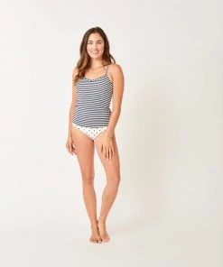 Vamosoutdoors W's Stinson Tankini - Navy Stripe WOMENS