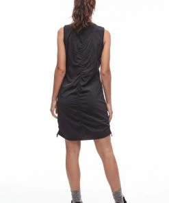 Indyeva W's LIIKE III - Woven Stretch Dress - Black WOMENS