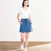 Hatley W's Christine Skirt - Deep Water Stripes