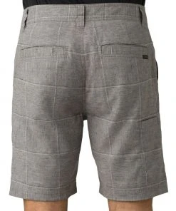 Vamosoutdoors Furrow Short 8" Inseam - Gravel Plaid