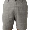 Vamosoutdoors Furrow Short 8" Inseam - Gravel Plaid