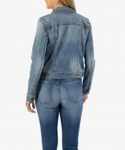 Kut Denim WOMENS Amelia Jean Jacket - Liberal Wash Medium