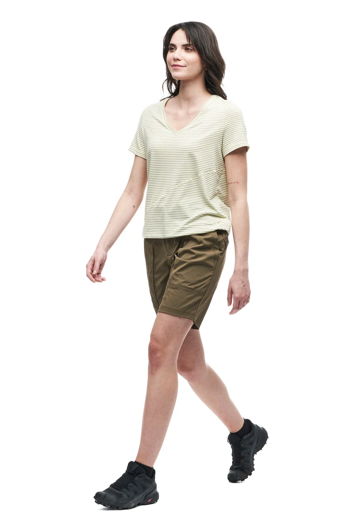 Indyeva WOMENS KURAK Shirt - Dark Topaz Stripe 2 Indyeva WOMENS KURAK Shirt - Dark Topaz Stripe