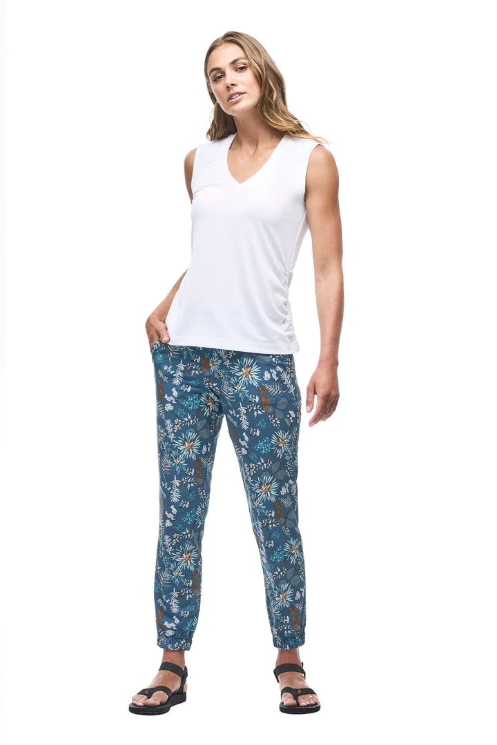 Indyeva LASTIK Pants - Botanical Deep Sea Print WOMENS 1 Indyeva LASTIK Pants - Botanical Deep Sea Print WOMENS
