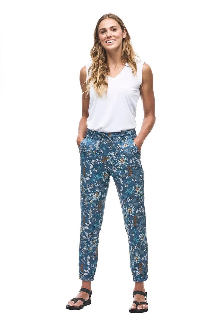 Indyeva LASTIK Pants - Botanical Deep Sea Print WOMENS 2 Indyeva LASTIK Pants - Botanical Deep Sea Print WOMENS