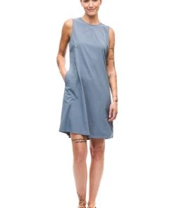 Indyeva LIEVE Dress - Prussian